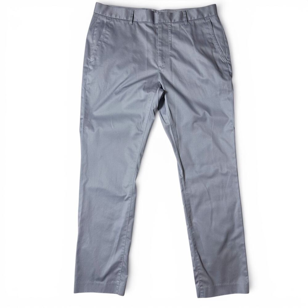 Bonobos Wednesday Chino Pants Mens Size 34x30 Gray Tailored Fit Stretch